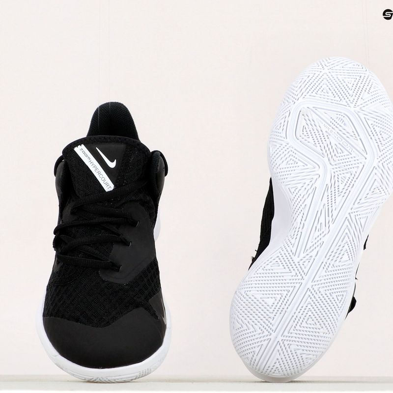 Nike Zoom Hyperspeed Court volleyball shoes black/white 9