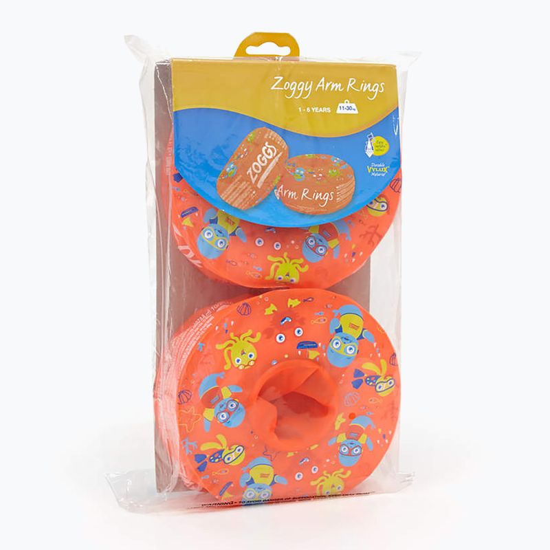 Zoggs Zoggy Arm Rings swimming sleeves orange 465414 2