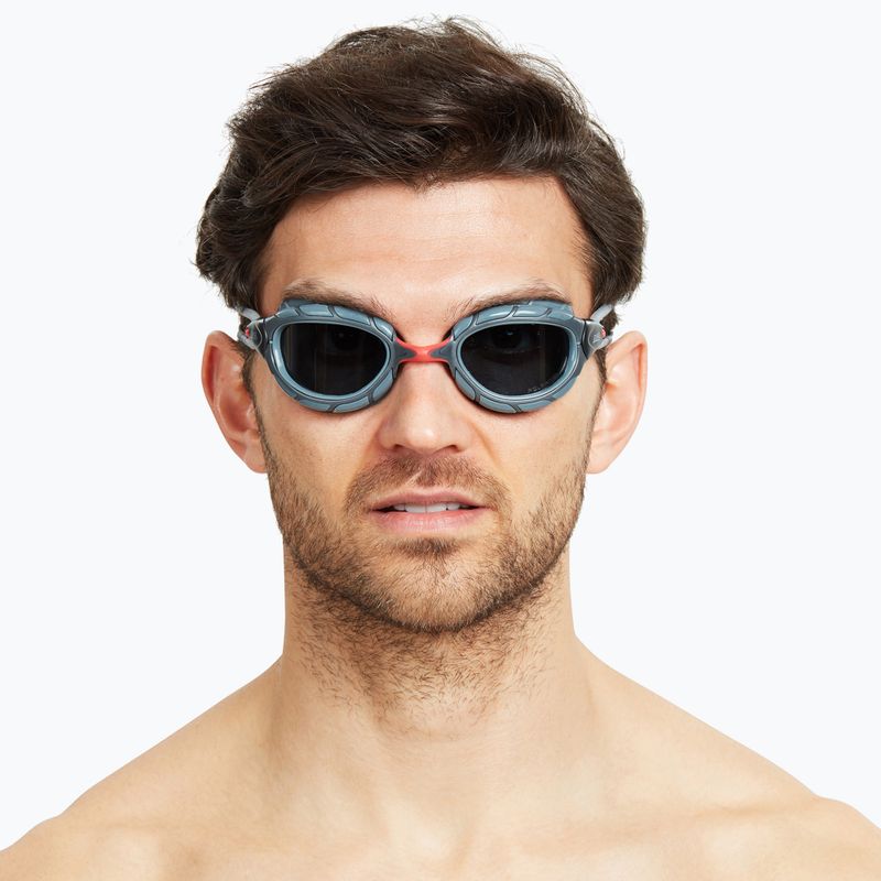 Zoggs Predator Polarized grey/grey/polarized smoke swimming goggles 5