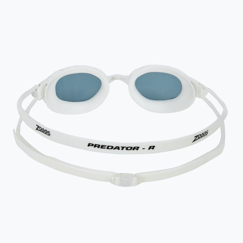 Zoggs Predator white/ white/ tint smoke swimming goggles 4