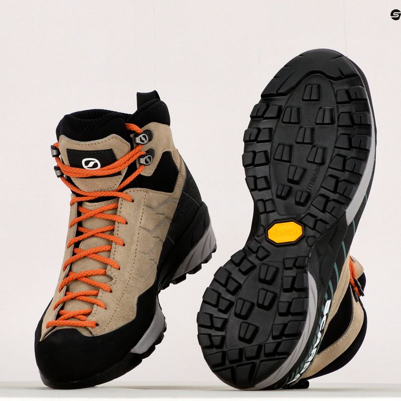 Women's approach shoes SCARPA Mescalito Mid GTX brown 72097-202 16