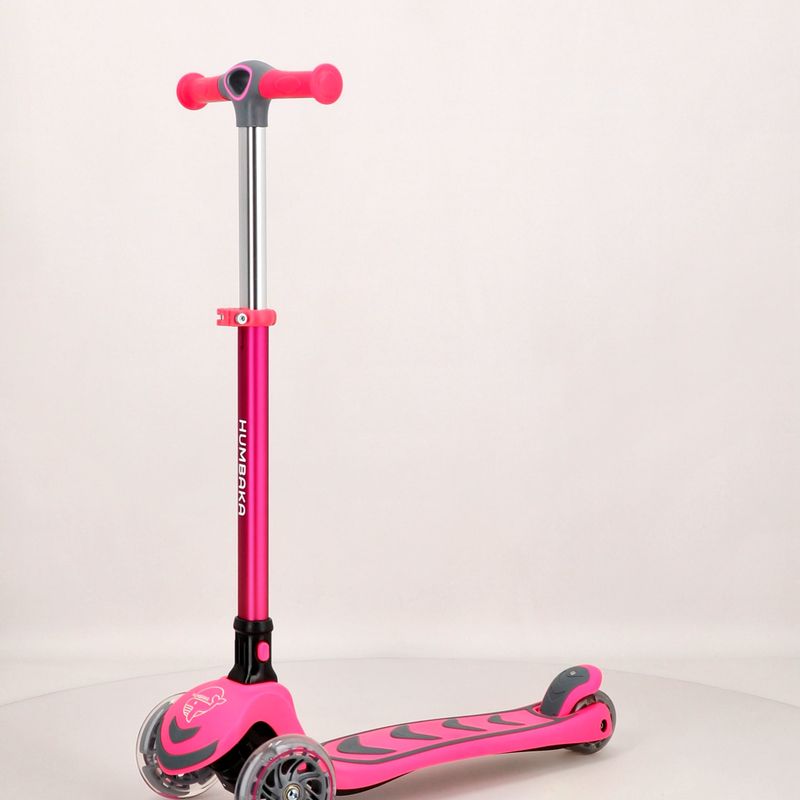 HUMBAKA Mini T children's three-wheeled scooter pink HBK-S6T 23