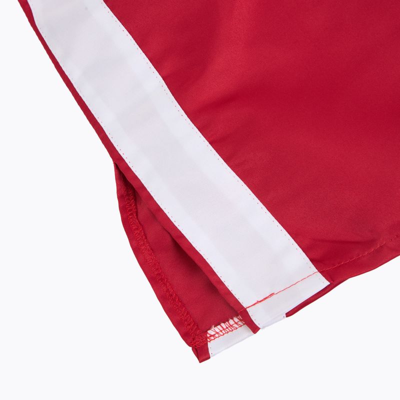 Men's Cleto Reyes Satin Boxing shorts red/white 4