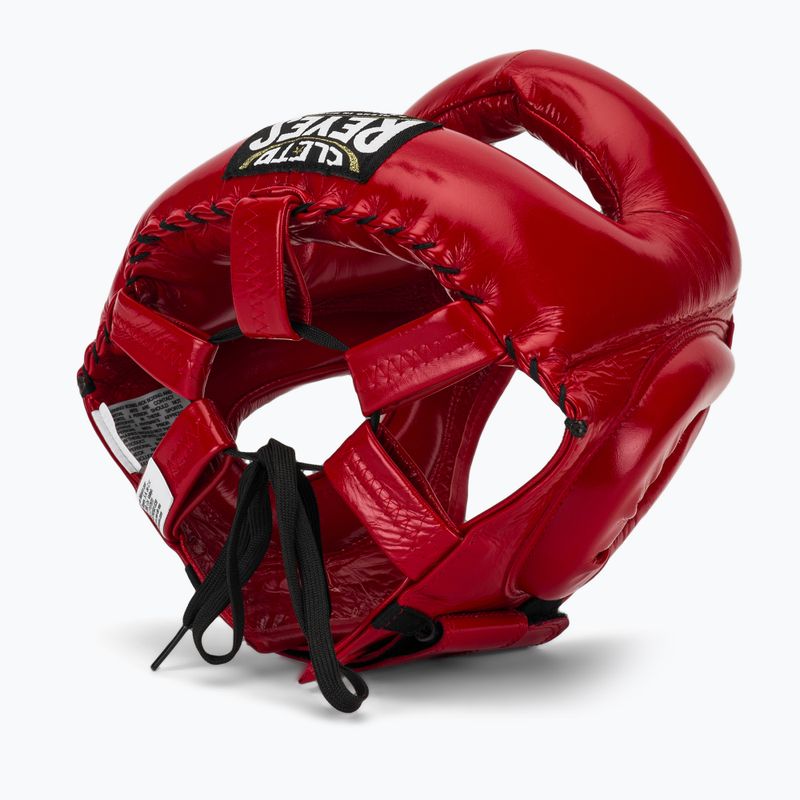 Boxing helmet Cleto Reyes With Pointed Face Nylon Bar red 6