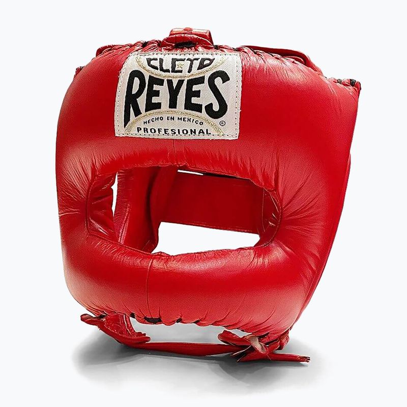 Cleto Reyes Boxing Headgear With Pointed Face Nylon Bar red