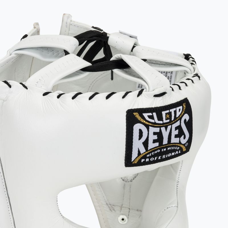 Cleto Reyes Boxing Helmet With Pointed Face Nylon Bar white 4