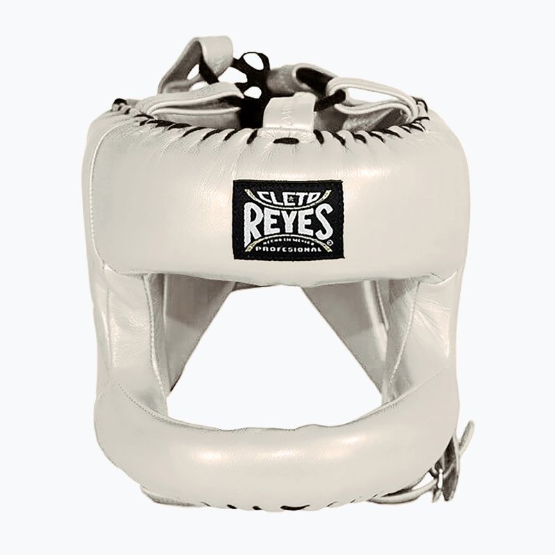 Cleto Reyes Boxing Helmet With Round Face Bar white