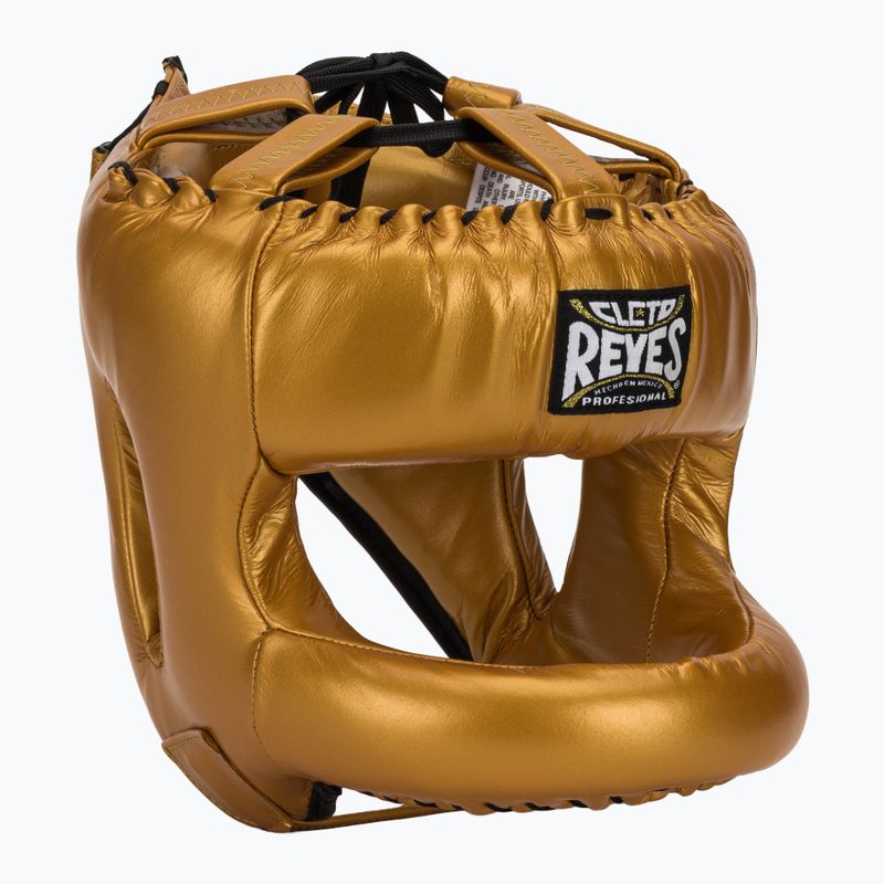 Cleto Reyes Boxing Helmet With Round Face Bar gold