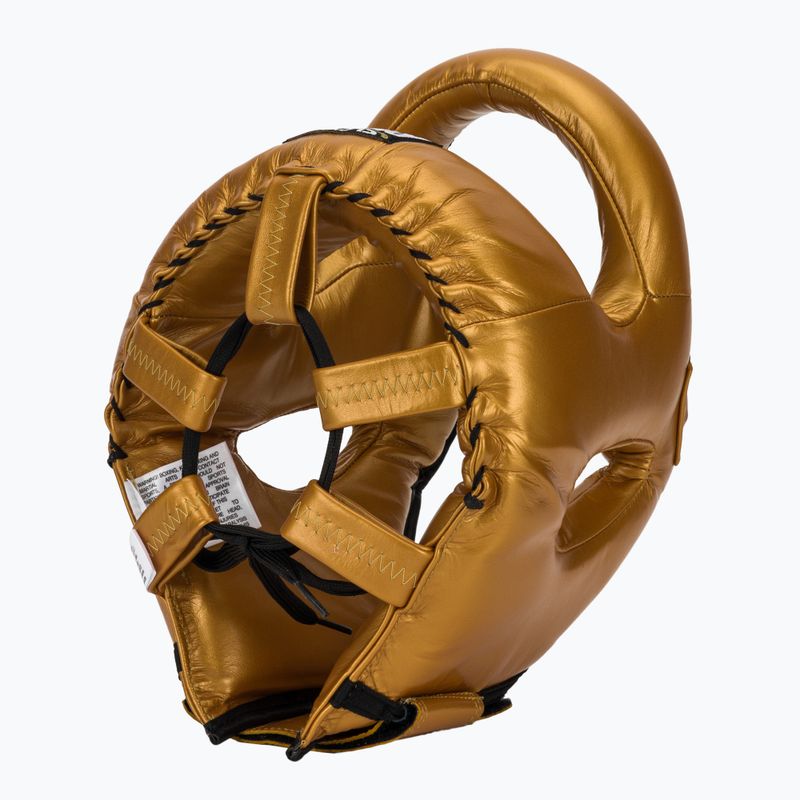 Cleto Reyes Boxing Helmet With Round Face Bar gold 6