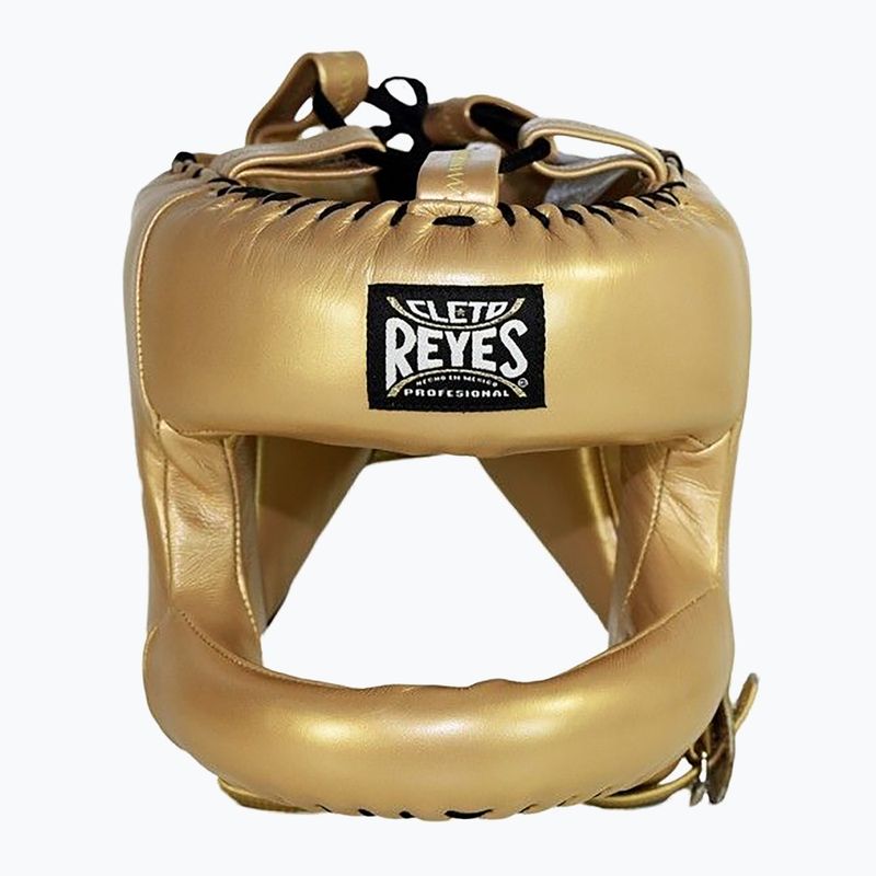 Cleto Reyes Boxing Helmet With Round Face Bar gold