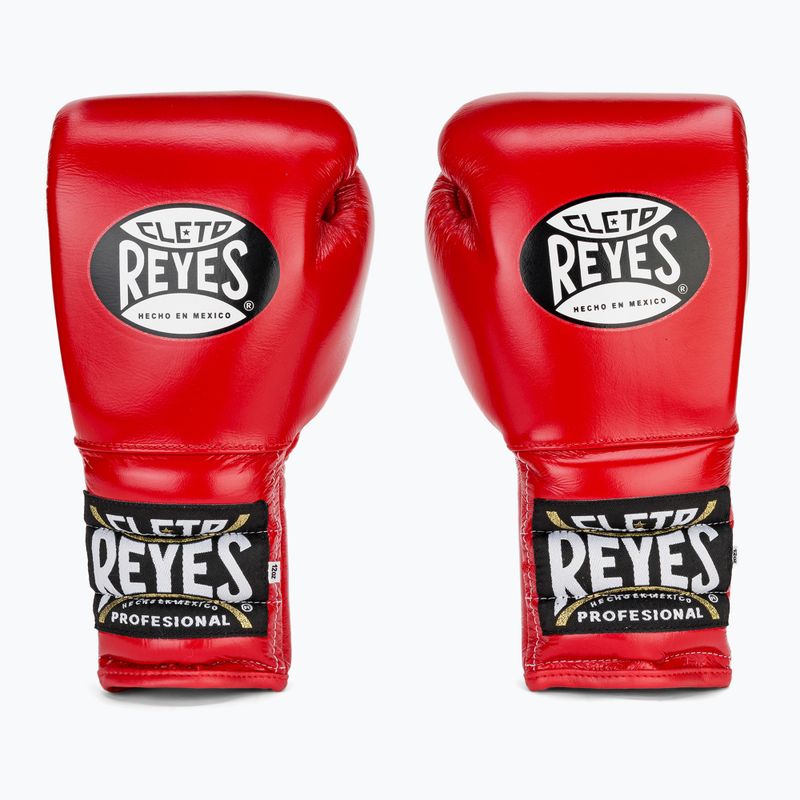 Cleto Reyes Lace Up Sparring boxing gloves red 2