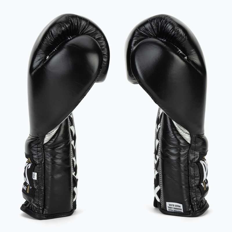Boxing gloves Cleto Reyes Traning Thumb black/silver 4