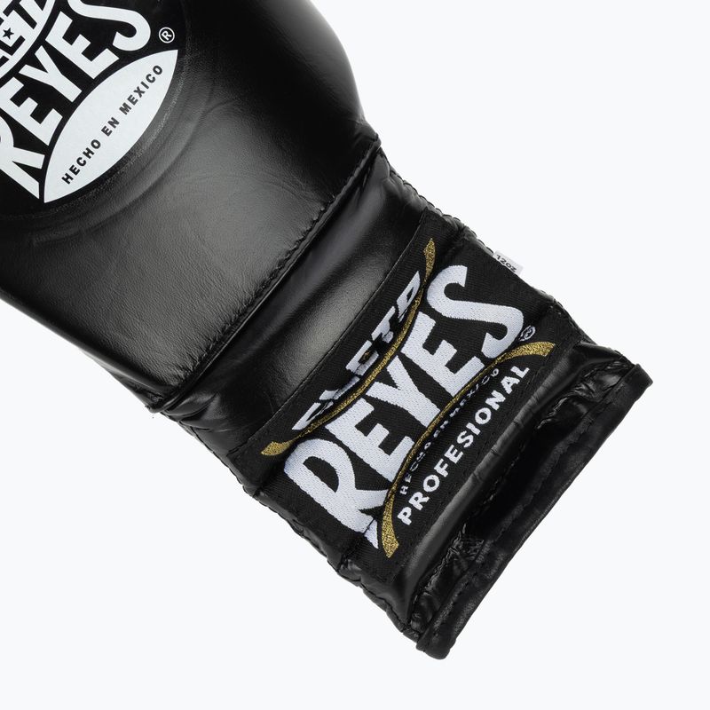 Boxing gloves Cleto Reyes Traning Thumb black/silver 6