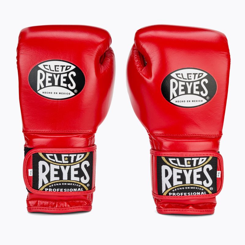 Cleto Reyes Velcro Sparring boxing gloves red 2