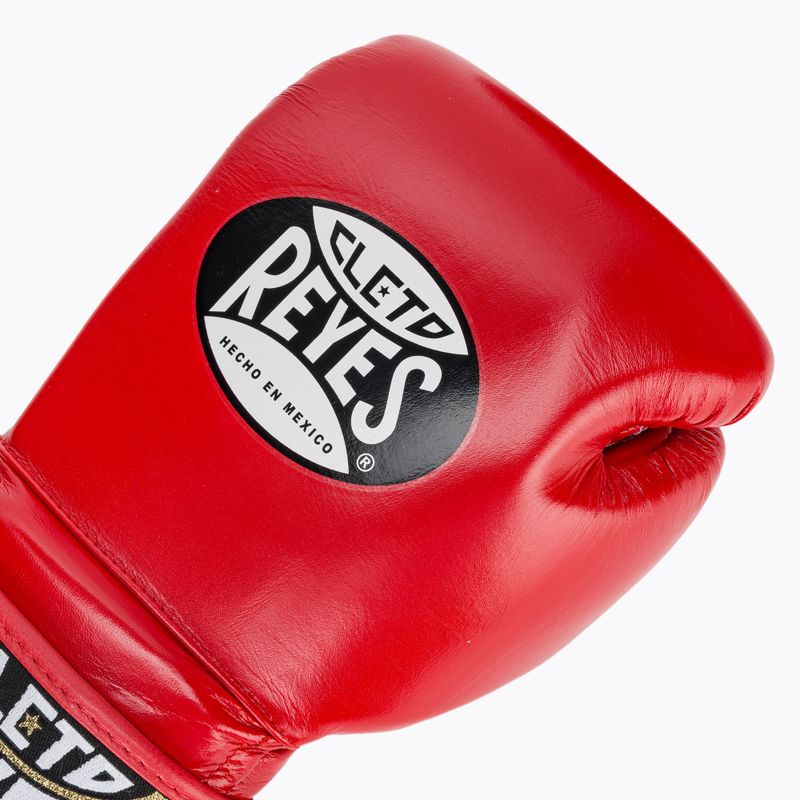 Cleto Reyes Velcro Sparring boxing gloves red 5