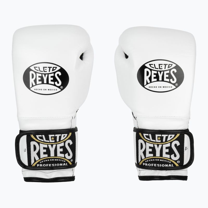 Cleto Reyes Velcro Sparring boxing gloves white/black