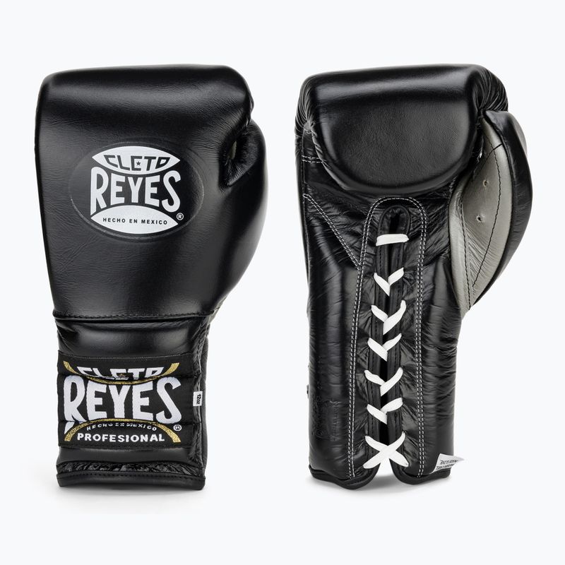 Boxing gloves Cleto Reyes Lace Up Sparring black