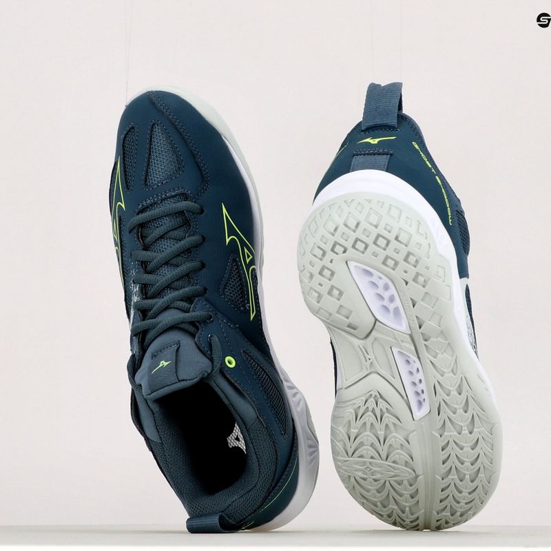 Men's handball shoes Mizuno Ghost Shadow green X1GA218038 13