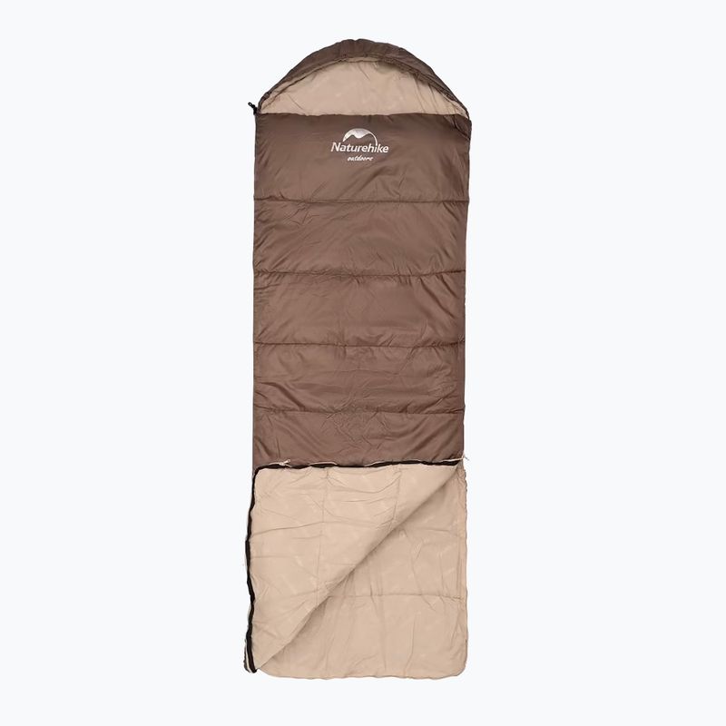 Naturehike U150 sleeping bag left coffee 3