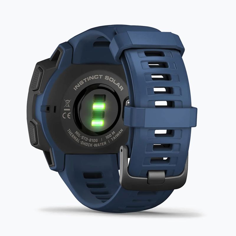 Garmin Instinct Solar watch blue 010-02293-01 6