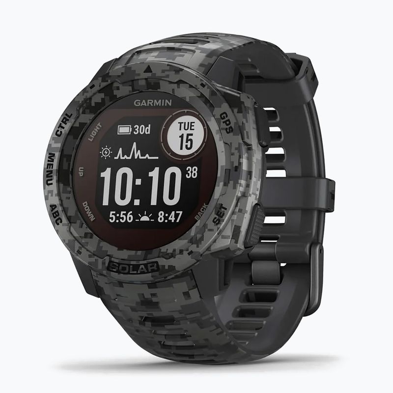 Garmin Instinct Solar Camo Edition watch black 010-02293-05