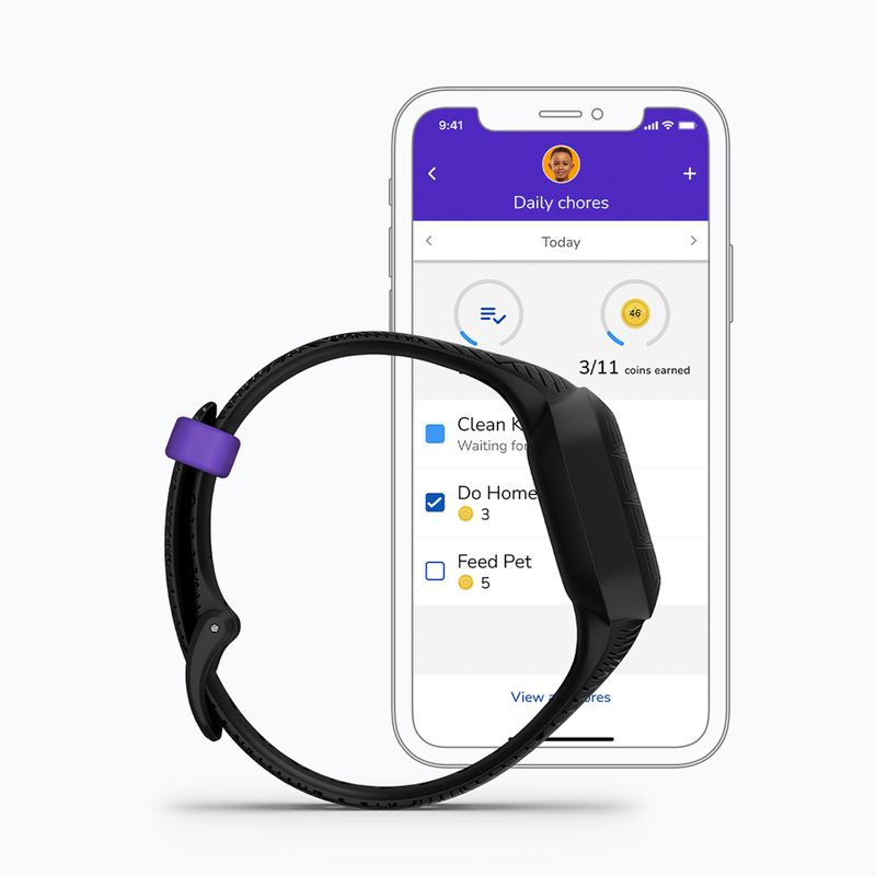 Children's smartband Garmin Vivofit Jr 3 Marvel Black Panther black 6