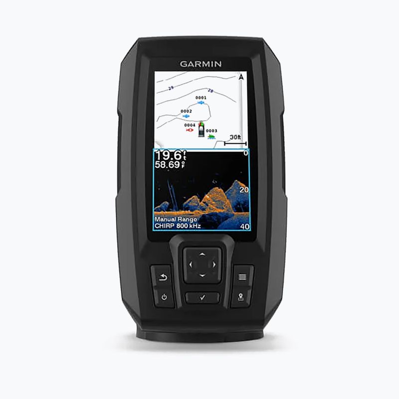 Garmin Striker Vivid 4CV fishing echo sounder with transducer black GT20 010-02550-01