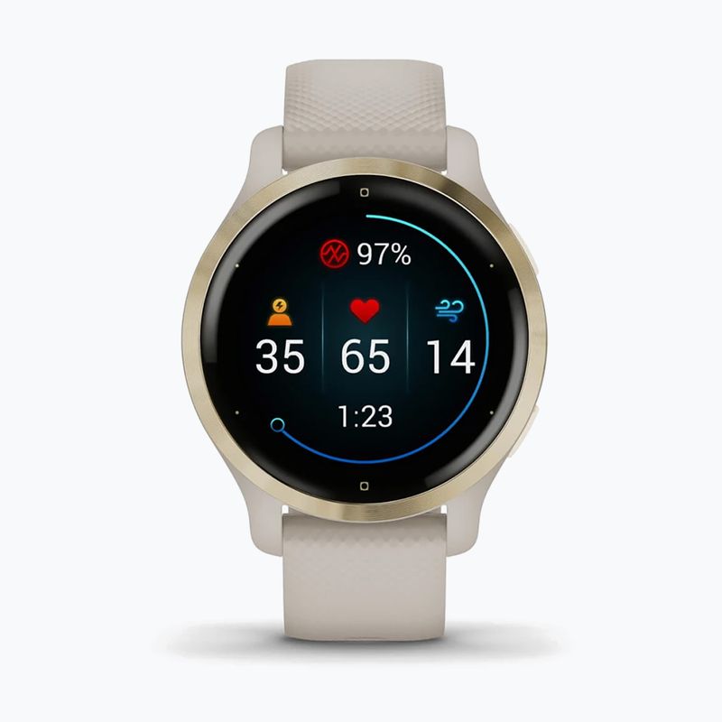 Garmin Venu 2S watch beige 010-02429-11 2