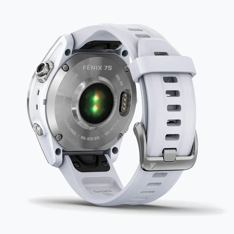 Garmin Fenix 7S Hrm Elevate Ox watch silver 010-02539-03 6