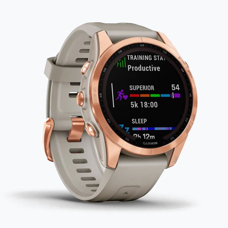 Garmin Fenix 7S Solar Hrm Elevate Ox watch sand 010-02539-11 3