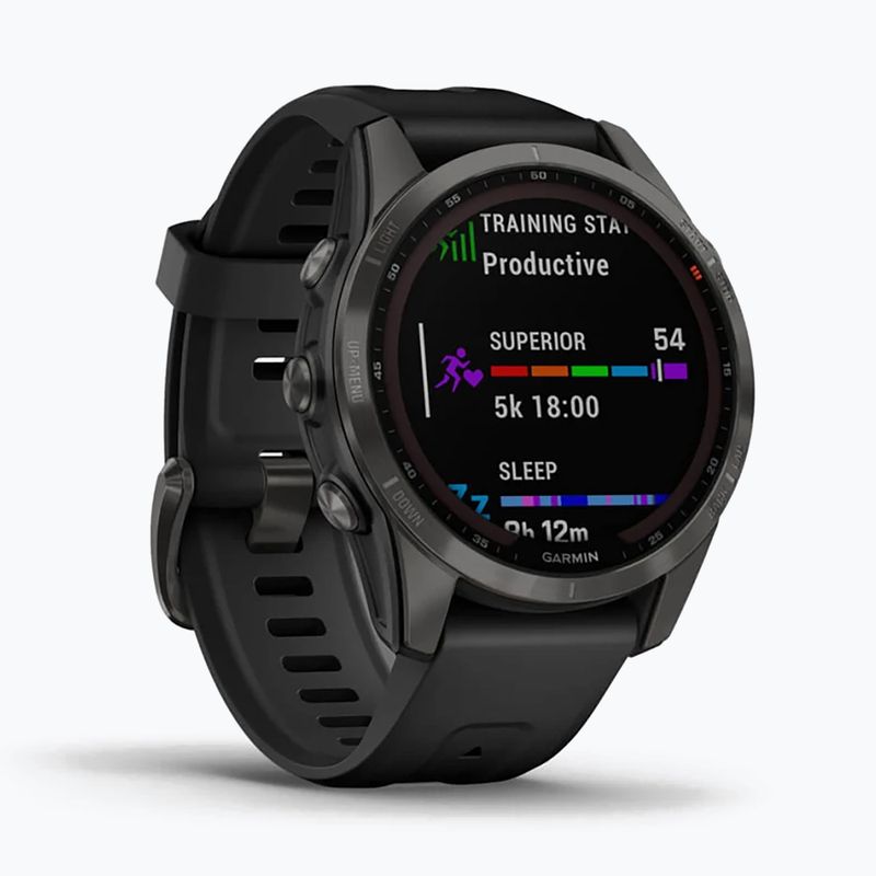 Garmin Fenix 7S Sapphire Solar Hrm Elevate Ox watch black 010-02539-25 3