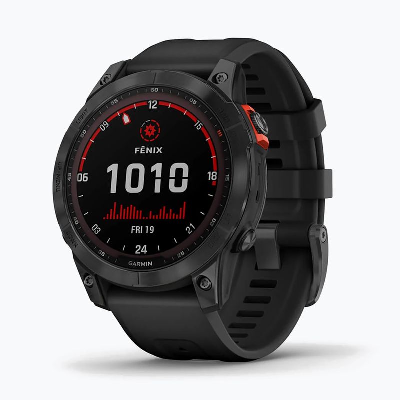 Garmin Fenix 7 Solar Hrm Elevate Ox watch black 010-02540-11