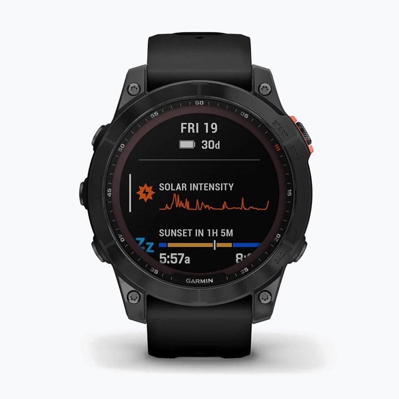 Garmin Fenix 7 Solar Hrm Elevate Ox watch black 010-02540-11 2