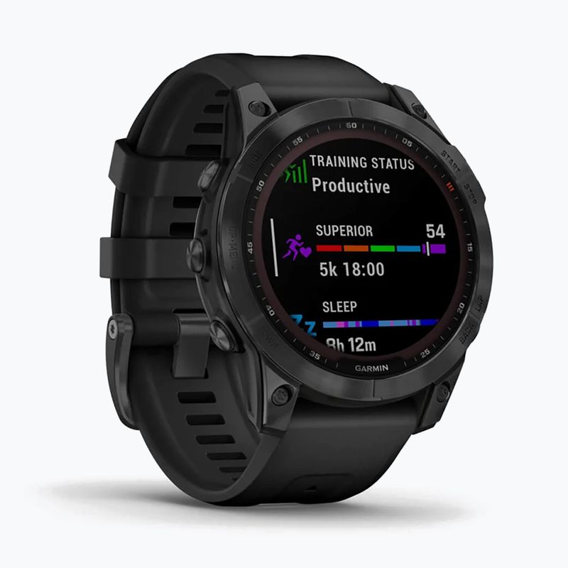 Garmin Fenix 7 Solar Hrm Elevate Ox watch black 010-02540-11 3