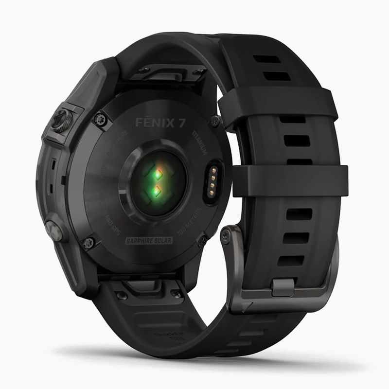 Garmin Fenix 7 Sapphire Solar Hrm Elevate Ox watch black 010-02540-21 6