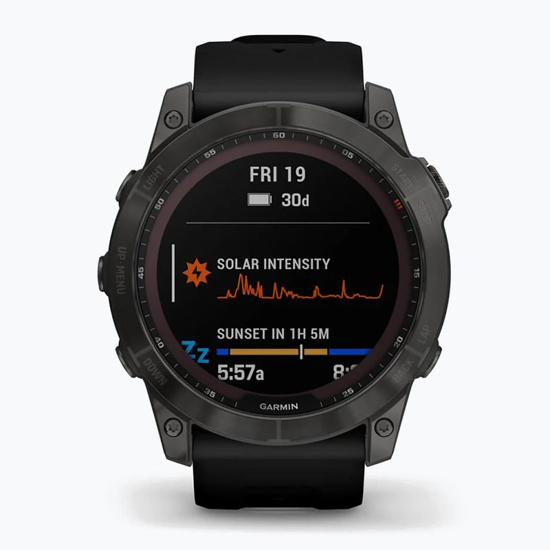 Garmin Fenix 7X Sapphire Solar Hrm Elevate Ox watch black 010-02541-11 2