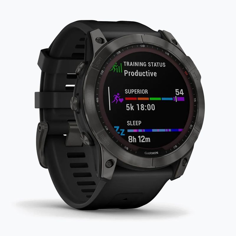 Garmin Fenix 7X Sapphire Solar Hrm Elevate Ox watch black 010-02541-11 3