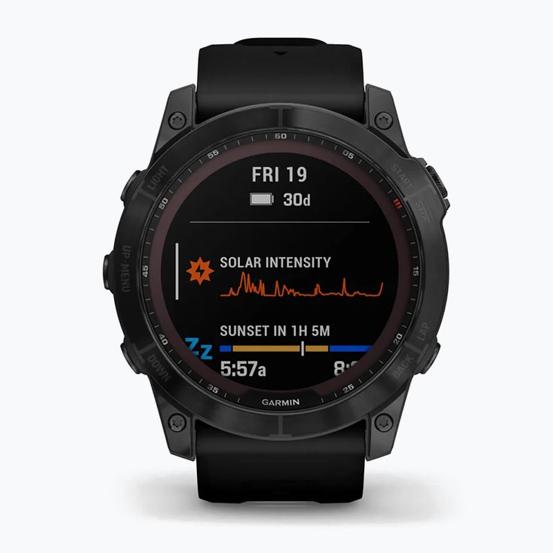 Garmin Fenix 7X Sapphire Solar Hrm Elevate Ox watch black 010-02541-23 2