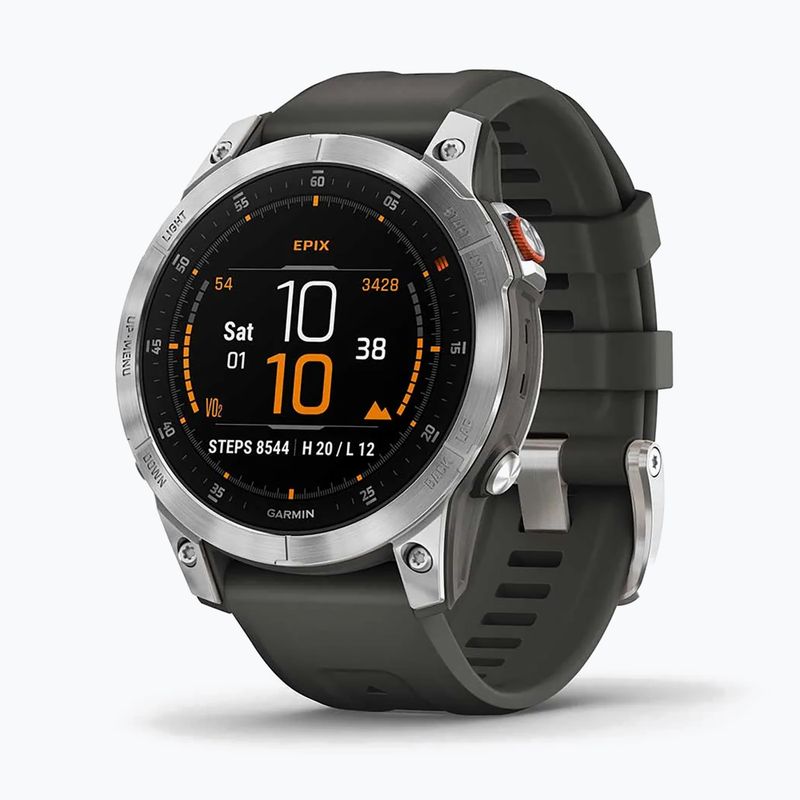 Garmin Epix 2 Hrm Elevate Ox watch silver 010-02582-01