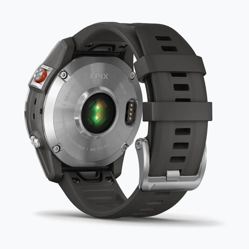 Garmin Epix 2 Hrm Elevate Ox watch silver 010-02582-01 6
