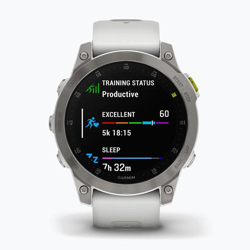 Garmin Epix 2 Sapphire HRM Elevate Ox watch white 010-02582-21 2