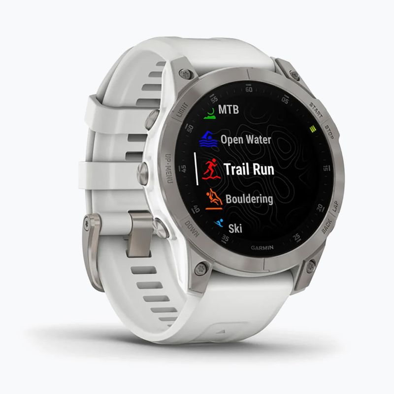 Garmin Epix 2 Sapphire HRM Elevate Ox watch white 010-02582-21 3