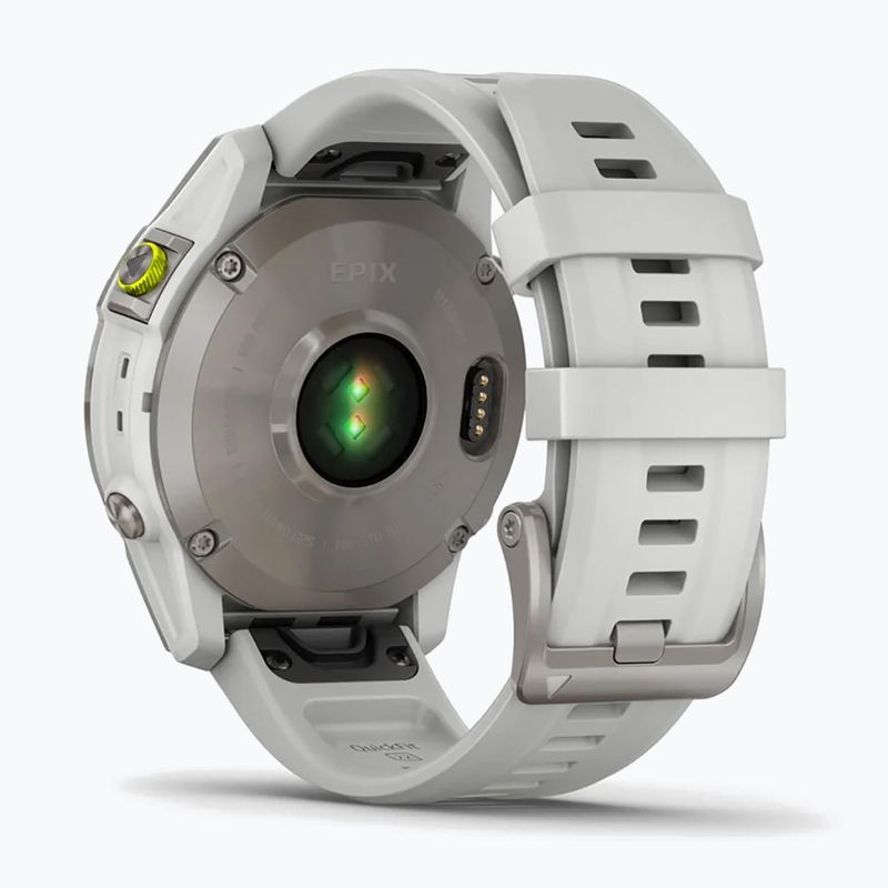 Garmin Epix 2 Sapphire HRM Elevate Ox watch white 010-02582-21 6