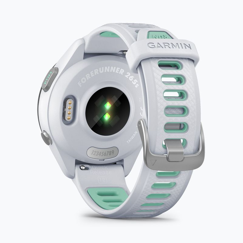 Watch Garmin Forerunner 265S white neo tropic/mint 4