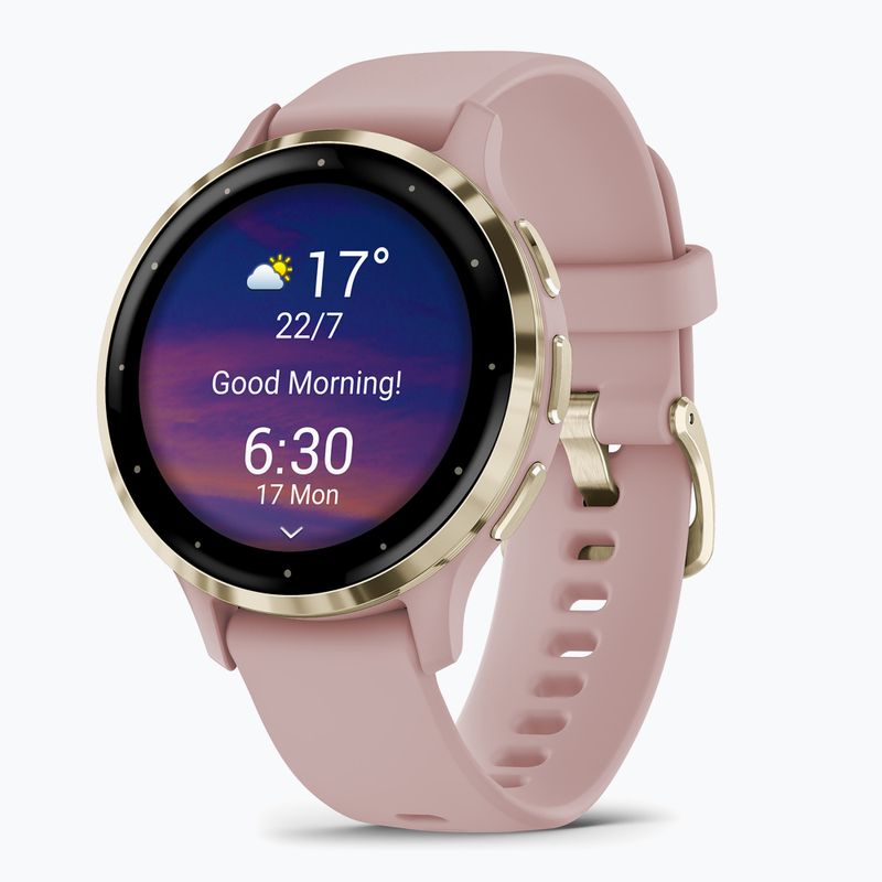 Watch Garmin Venu 3S soft gold/dust rose 3