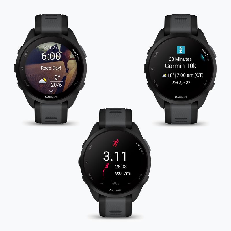 Watch Garmin Forerunner 165 black/slate gray 8