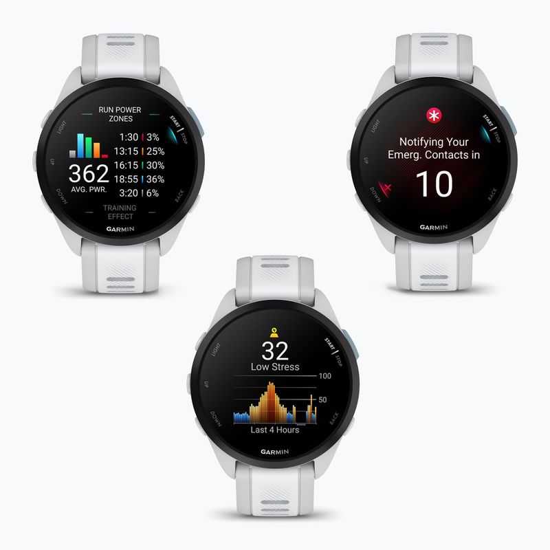 Watch Garmin Forerunner 165 mist gray/whitestone 7