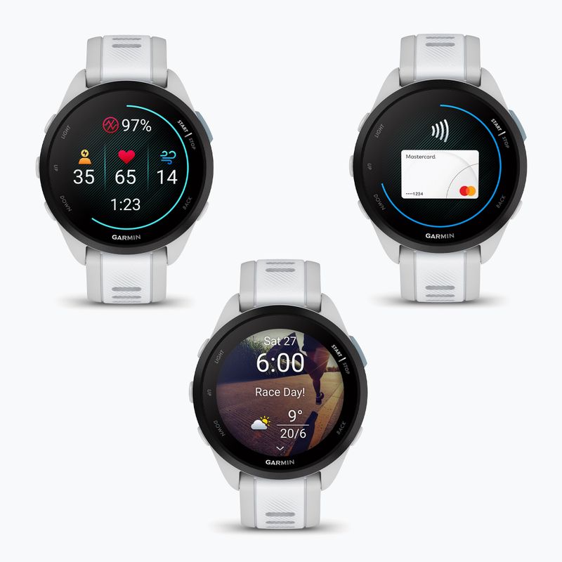 Watch Garmin Forerunner 165 mist gray/whitestone 8