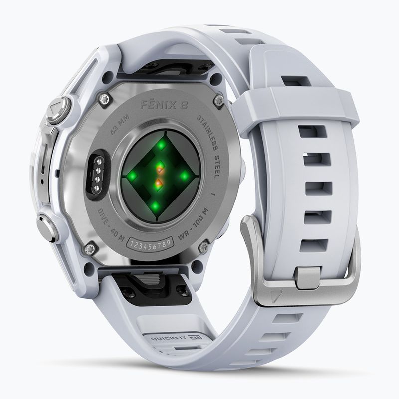 Watch Garmin Fenix 8 43 mm Amoled silver/white stone 2