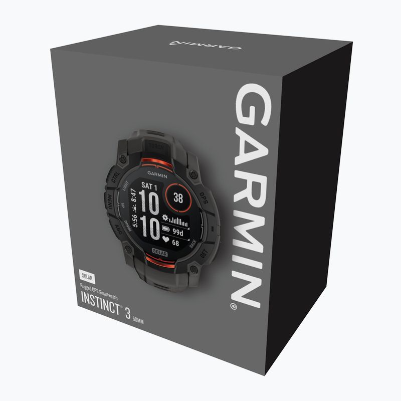 Watch Garmin Instinct 3 Solar 50 mm black/charcoal 5
